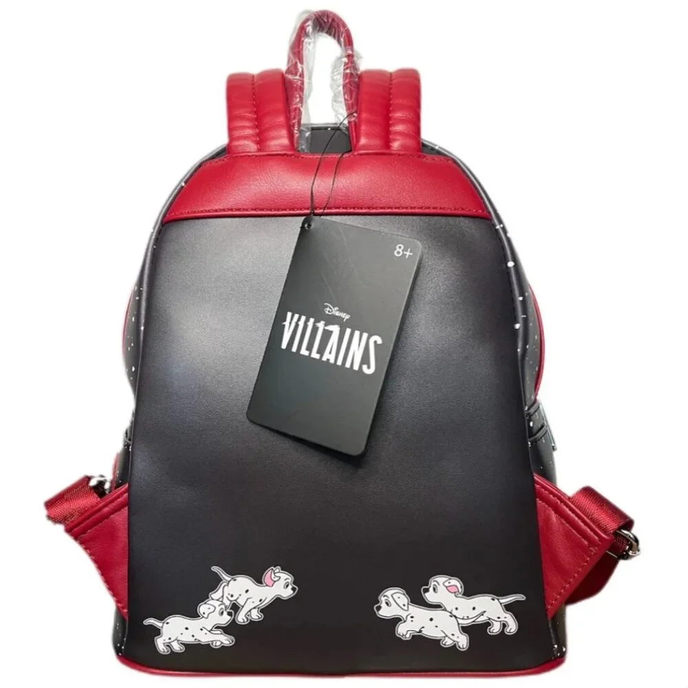 RARE - Loungefly Exclusive Cruella de Vil Villain Castle Series Mini Backpack - Picture 5 of 6